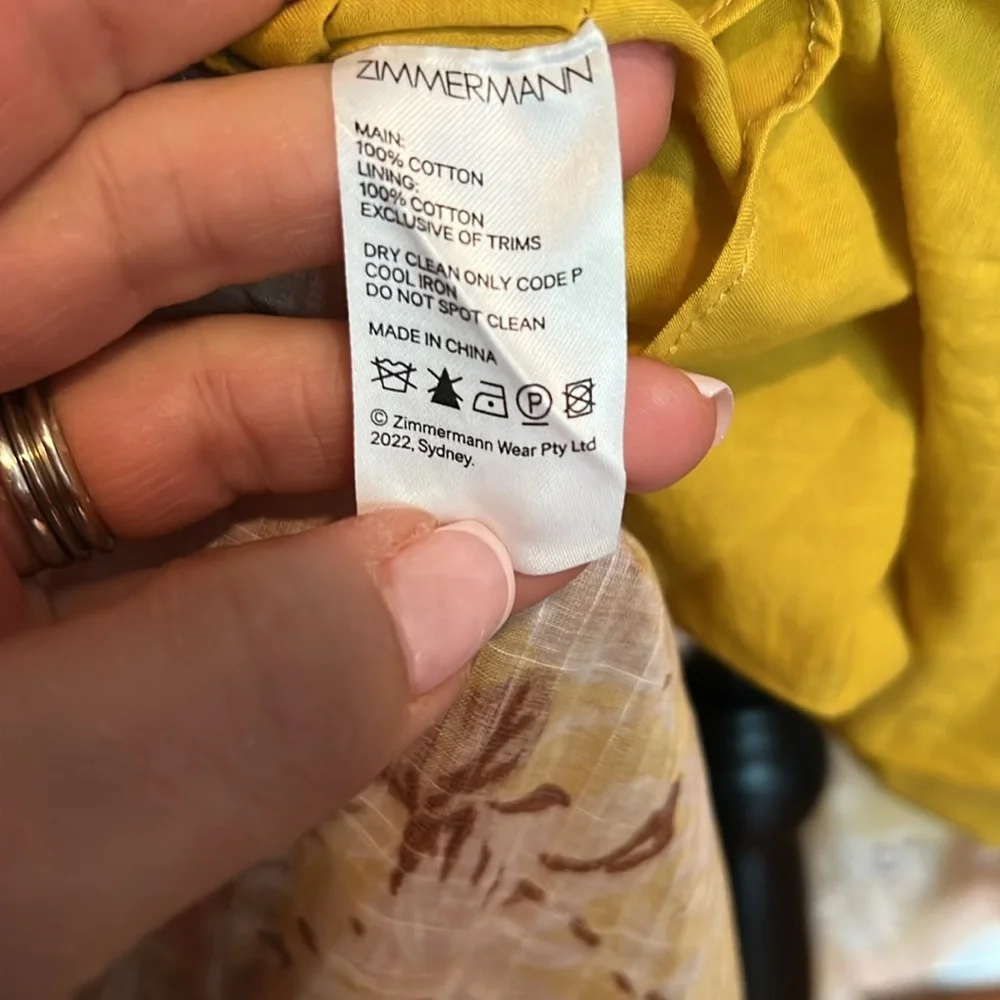 Zimmerman🌺 The Pattie Midi Dress in Bright Florals. Zimm Sz. 2= US 6/8 - Picture 10 of 13